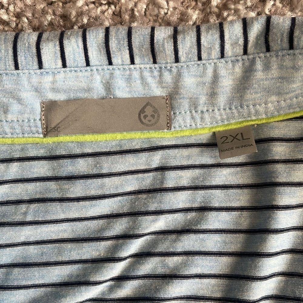 Tasc Performance | Cloud Polo Lightweight Breathable XXL Brookline Stripe Golf - Picture 3 of 6
